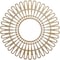 Ekena Millwork Cornelius Wood Fretwork Pierced Ceiling Medallion, Hickory, 30"OD x 11 1/8"ID x 3/8"T CMWP30X0375CRHI - alternate 1